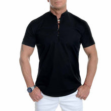 Laden Sie das Bild in den Galerie-Viewer, Leichtes Lässiges Herren-T-Shirt