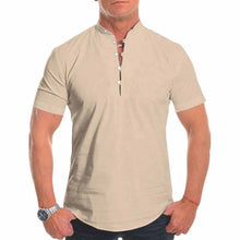 Laden Sie das Bild in den Galerie-Viewer, Leichtes Lässiges Herren-T-Shirt