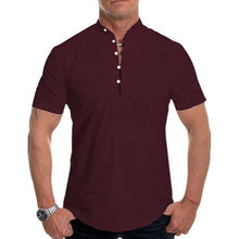 Laden Sie das Bild in den Galerie-Viewer, Leichtes Lässiges Herren-T-Shirt