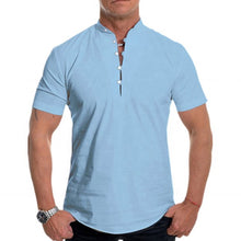 Laden Sie das Bild in den Galerie-Viewer, Leichtes Lässiges Herren-T-Shirt