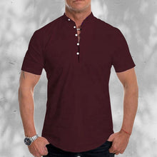 Laden Sie das Bild in den Galerie-Viewer, Leichtes Lässiges Herren-T-Shirt