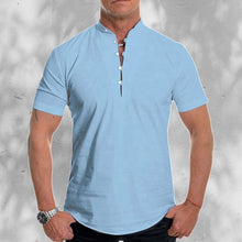 Laden Sie das Bild in den Galerie-Viewer, Leichtes Lässiges Herren-T-Shirt