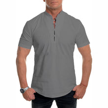 Laden Sie das Bild in den Galerie-Viewer, Leichtes Lässiges Herren-T-Shirt