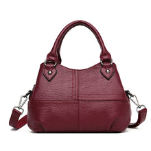 Laden Sie das Bild in den Galerie-Viewer, Mehrschichtige Umhängetasche Aus Weichem Leder