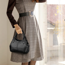 Laden Sie das Bild in den Galerie-Viewer, Mehrschichtige Umhängetasche Aus Weichem Leder