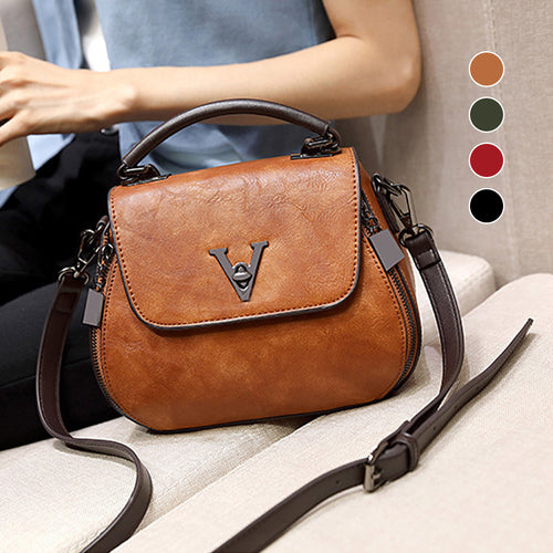 Modische Umhängetasche aus Leder für Damen