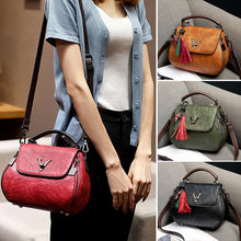 Laden Sie das Bild in den Galerie-Viewer, Modische Umhängetasche aus Leder für Damen