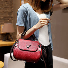 Laden Sie das Bild in den Galerie-Viewer, Modische Umhängetasche aus Leder für Damen