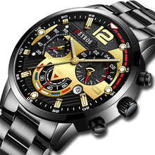 Laden Sie das Bild in den Galerie-Viewer, Modische Wasserdichte Leuchtende Quarzuhr