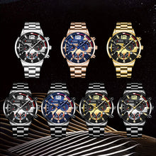 Laden Sie das Bild in den Galerie-Viewer, Modische Wasserdichte Leuchtende Quarzuhr