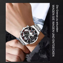 Laden Sie das Bild in den Galerie-Viewer, Modische Wasserdichte Leuchtende Quarzuhr