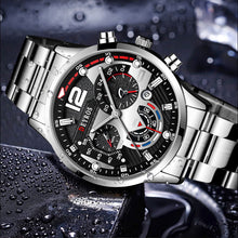 Laden Sie das Bild in den Galerie-Viewer, Modische Wasserdichte Leuchtende Quarzuhr