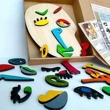 Laden Sie das Bild in den Galerie-Viewer, Montessori-Puzzle Aus Holz