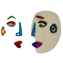 Laden Sie das Bild in den Galerie-Viewer, Montessori-Puzzle Aus Holz