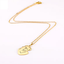 Laden Sie das Bild in den Galerie-Viewer, Eltern-Kind-Halskette zum Muttertag