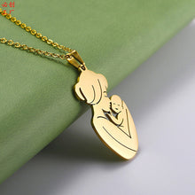 Laden Sie das Bild in den Galerie-Viewer, Eltern-Kind-Halskette zum Muttertag