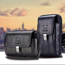 Laden Sie das Bild in den Galerie-Viewer, Multifunktionale Handy-Gürteltasche Aus PU-Leder