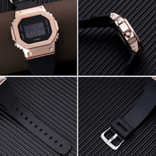 Laden Sie das Bild in den Galerie-Viewer, Multifunktionale Wasserdichte Elektronische Uhr Aus Metall