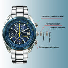Laden Sie das Bild in den Galerie-Viewer, Multifunktions-Quarzuhr Für Herren Mit Mehreren Knöpfen