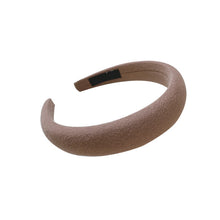 Laden Sie das Bild in den Galerie-Viewer, Neues einfarbiges breites weiches elastisches Haarband