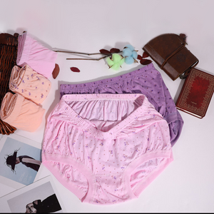 Damenunterwäsche aus reiner Baumwolle mit hoher Taille