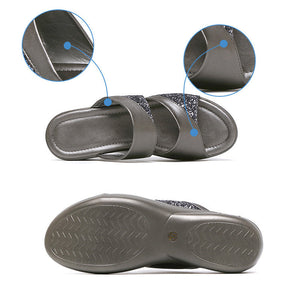 Neue Glänzende Bequeme Sommersandalen