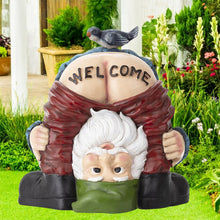 Laden Sie das Bild in den Galerie-Viewer, Niedliche Zwerg Gartenstatue