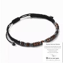 Laden Sie das Bild in den Galerie-Viewer, „Bis wir uns wiedersehen“ Morsecode-Armband