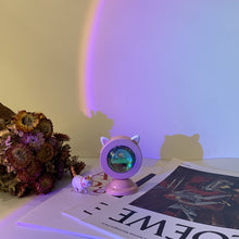 Laden Sie das Bild in den Galerie-Viewer, Mini Süße Sonnenuntergangsatmosphäre Tischlampe