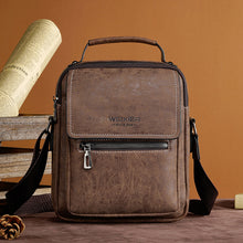 Laden Sie das Bild in den Galerie-Viewer, Retro kleine Umhängetasche aus Leder für Herren
