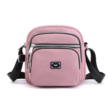 Laden Sie das Bild in den Galerie-Viewer, Einfarbige kleine quadratische Umhängetasche aus Nylon