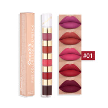 Laden Sie das Bild in den Galerie-Viewer, Samtmatter 5-in-1-Lippenstift