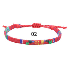 Laden Sie das Bild in den Galerie-Viewer, Geflochtenes Regenbogen-Armband