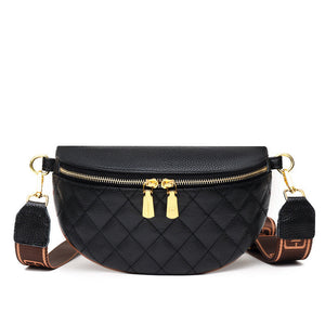 Rhombus Brusttasche aus weichem Leder