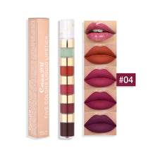 Laden Sie das Bild in den Galerie-Viewer, Samtmatter 5-in-1-Lippenstift