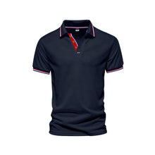 Laden Sie das Bild in den Galerie-Viewer, Einfarbiges Poloshirt mit Reverskragen