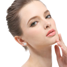 Laden Sie das Bild in den Galerie-Viewer, Schlichte Perlen Ohrstecker aus S925-Sterlingsilber