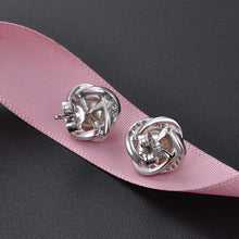 Laden Sie das Bild in den Galerie-Viewer, Schlichte Perlen Ohrstecker aus S925-Sterlingsilber