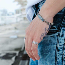 Laden Sie das Bild in den Galerie-Viewer, 7 Todsünden Offener S925-Sterlingsilberring