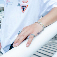 Laden Sie das Bild in den Galerie-Viewer, 7 Todsünden Offener S925-Sterlingsilberring