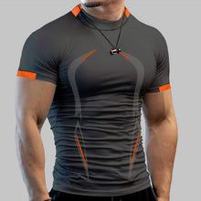 Laden Sie das Bild in den Galerie-Viewer, Sommer-Fitness-T-Shirt Für Herren