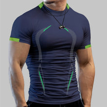Laden Sie das Bild in den Galerie-Viewer, Sommer-Fitness-T-Shirt Für Herren