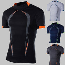 Laden Sie das Bild in den Galerie-Viewer, Sommer-Fitness-T-Shirt Für Herren