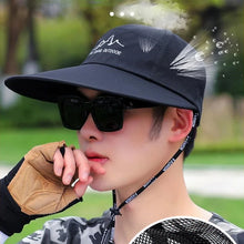 Laden Sie das Bild in den Galerie-Viewer, Sommer atmungsaktiver Sonnenhut für Herren