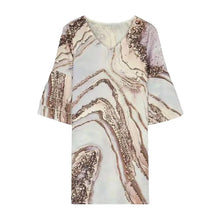 Laden Sie das Bild in den Galerie-Viewer, Sommerkleid Mit Glockenärmeln
