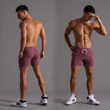 Laden Sie das Bild in den Galerie-Viewer, Sportshorts aus Schneeflockenstrick für Herren