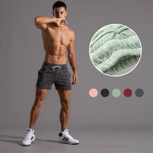 Laden Sie das Bild in den Galerie-Viewer, Sportshorts aus Schneeflockenstrick für Herren