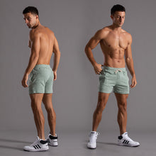 Laden Sie das Bild in den Galerie-Viewer, Sportshorts aus Schneeflockenstrick für Herren