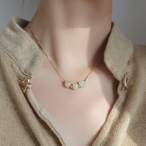 Stilvolle Einfache Und Elegante Halskette