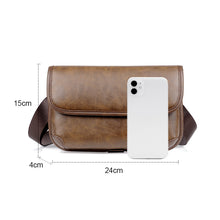 Laden Sie das Bild in den Galerie-Viewer, Stilvolle Handytasche Umhängetasche für Herren